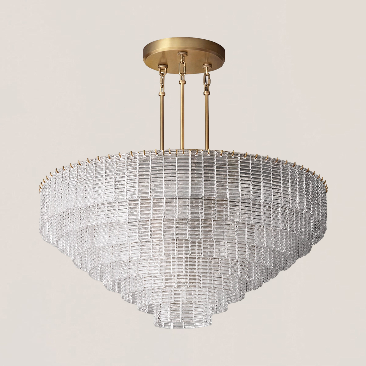 Sirene Glass Round Chandelier-VaseLamps