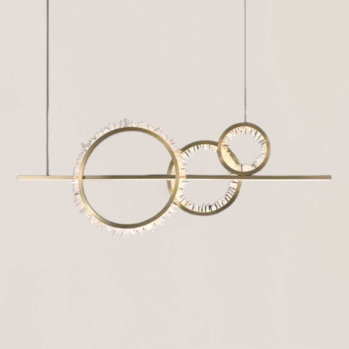VASELAMPS - Crystal Gear Chandelier-VaseLamps