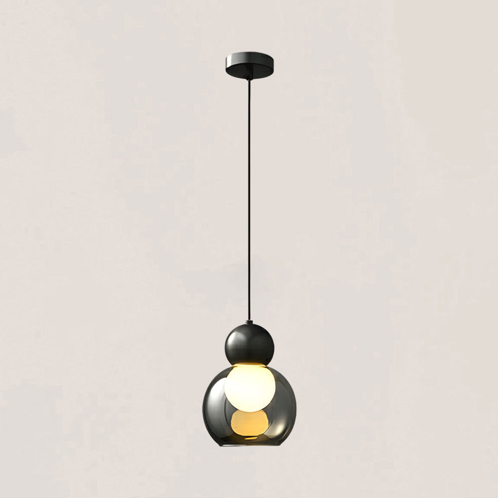 VASELAMPS - Modern Simplicity Clear Glass Pendant Light-VaseLamps