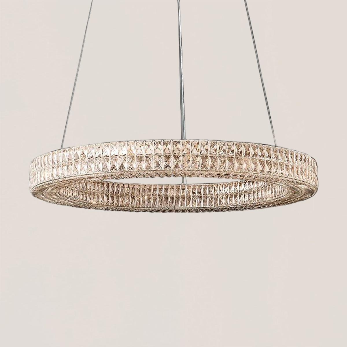VASELAMPS - Crystal Round Chandelier-VaseLamps