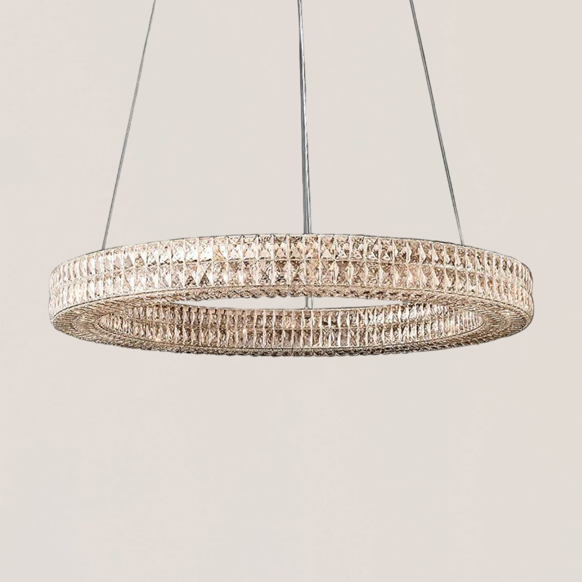 VASELAMPS - Crystal Round Chandelier-VaseLamps