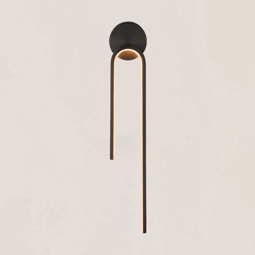 VASELAMPS - Minimalist Light Luxury Brass Wall Sconce-VaseLamps