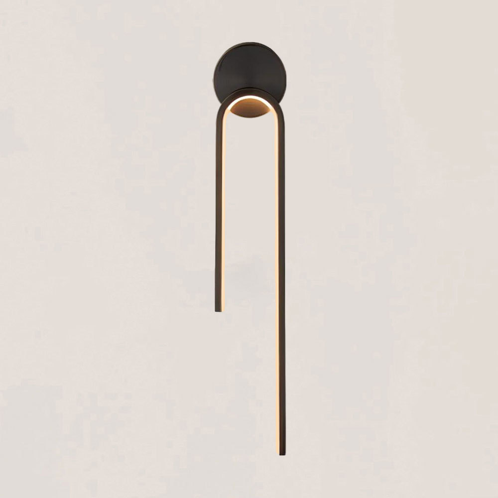 VASELAMPS - Minimalist Light Luxury Brass Wall Sconce-VaseLamps