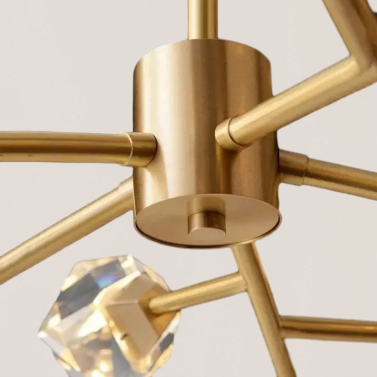 VASELAMPS - Faceted Oval Chandelier-VaseLamps