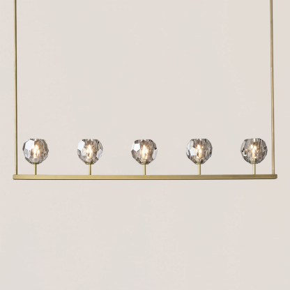 Boule De Crystal Linear Chandelier-VaseLamps