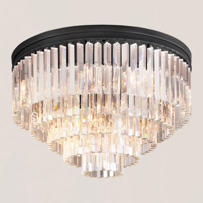 1920s Odeon Flushmount 32"-VaseLamps