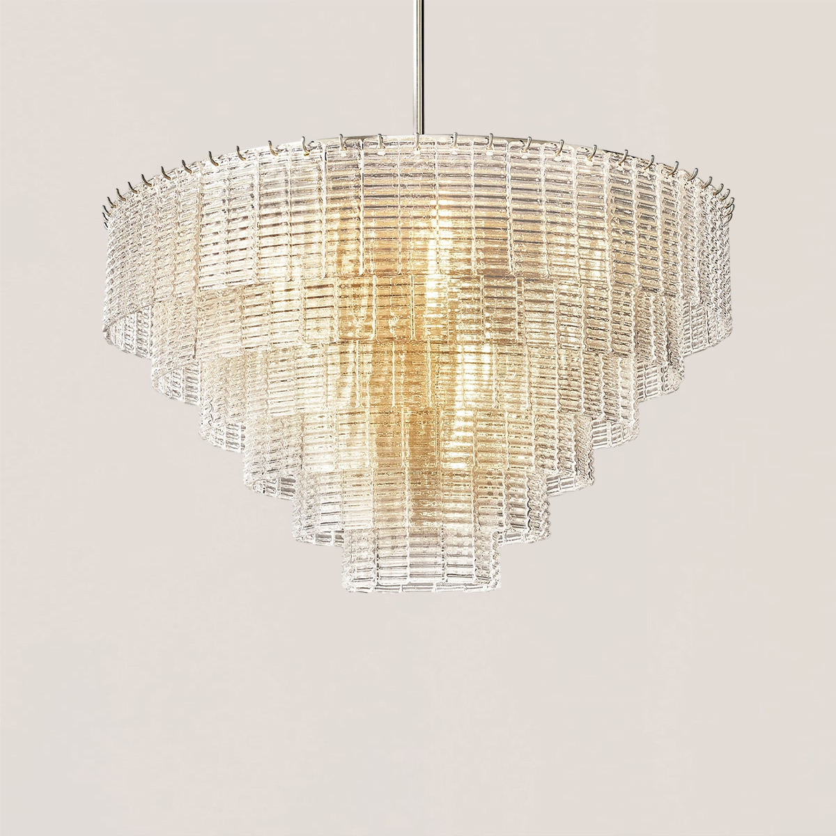 Sirene Glass Round Chandelier-VaseLamps