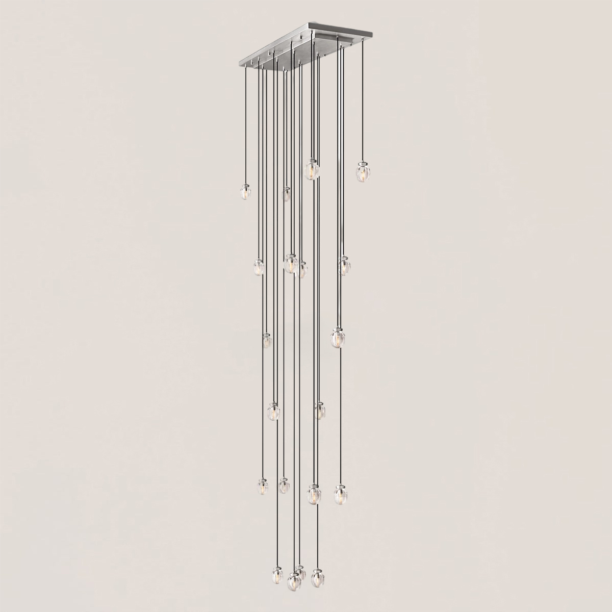 Pearl Rectangular Chandelier-VaseLamps