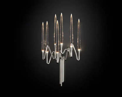 Modern Crystal Wall Sconce-VaseLamps