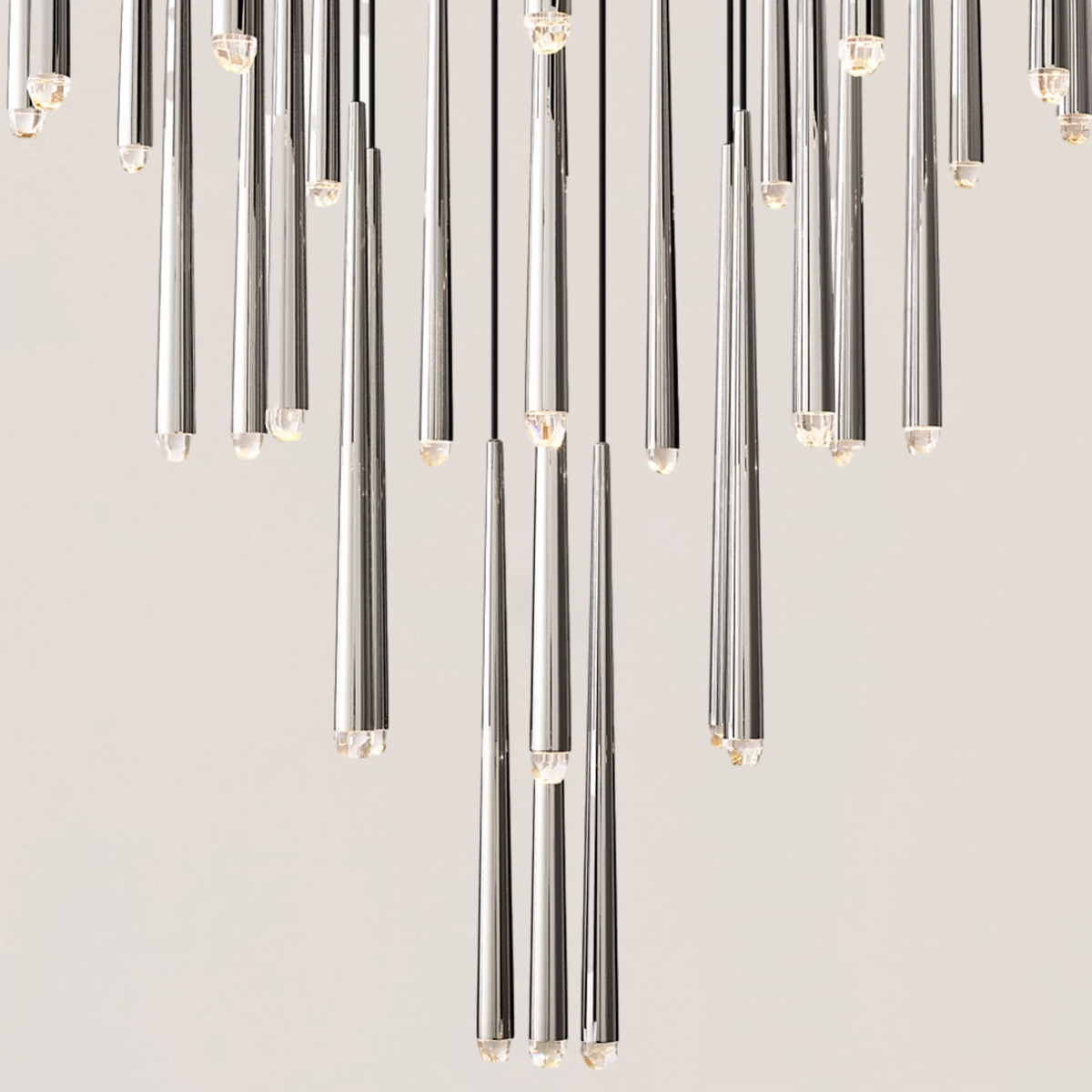 Aquitaine Modern Round Chandelier-VaseLamps