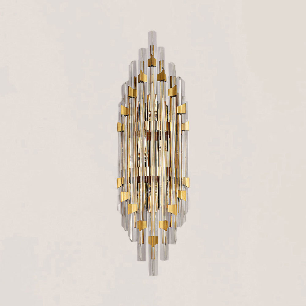 VASELAMPS - Modern Luxury Crystal Rod Wall Sconce-VaseLamps