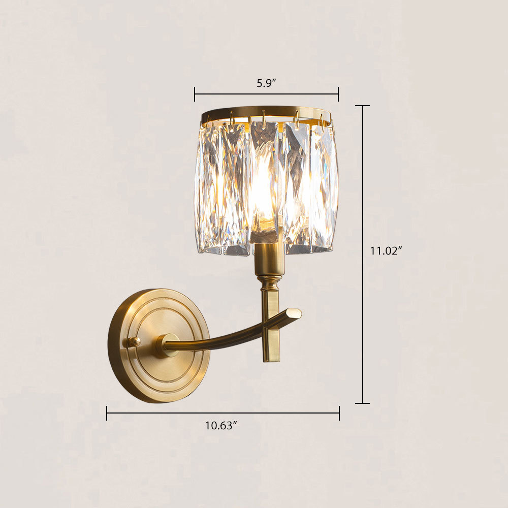 VASELAMPS - Modern Luxury Crystal Led Wall Sconce-VaseLamps