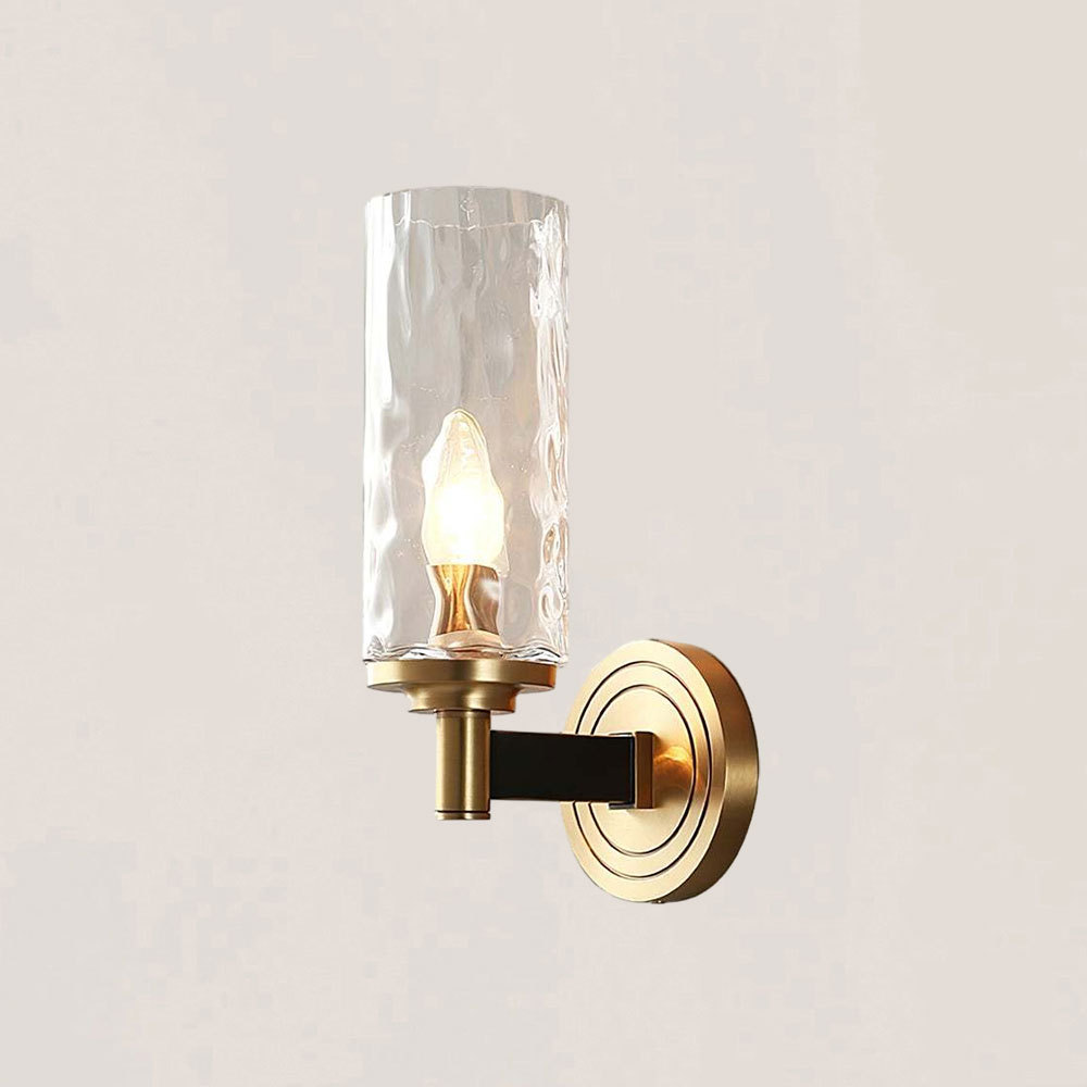 VASELAMPS - Modern Cylindrical Glass Wall Sconce-VaseLamps
