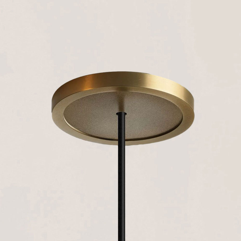 VASELAMPS - Brass Crystal Polygonal Pendant-VaseLamps
