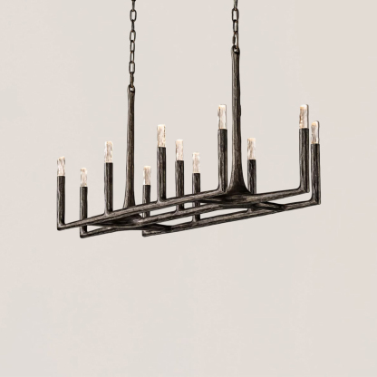 Thaddeus Linear Chandelier-VaseLamps