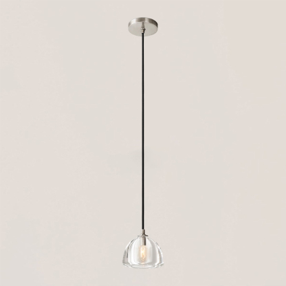Hemisphere Crystal Pendant Light-VaseLamps