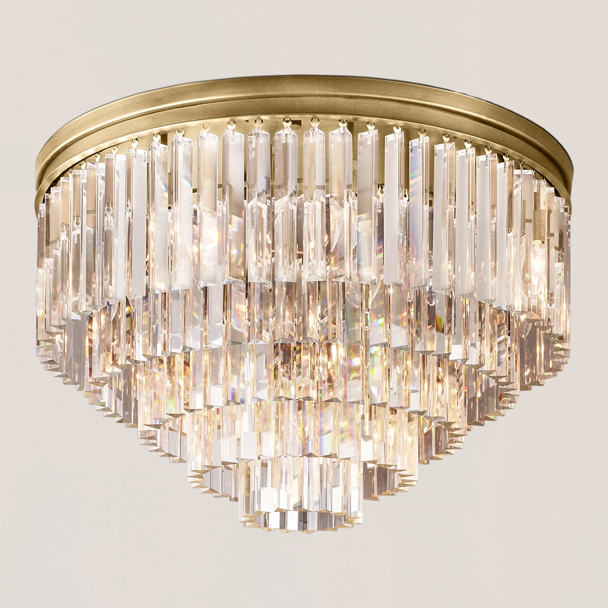 1920s Odeon Flushmount 32"-VaseLamps