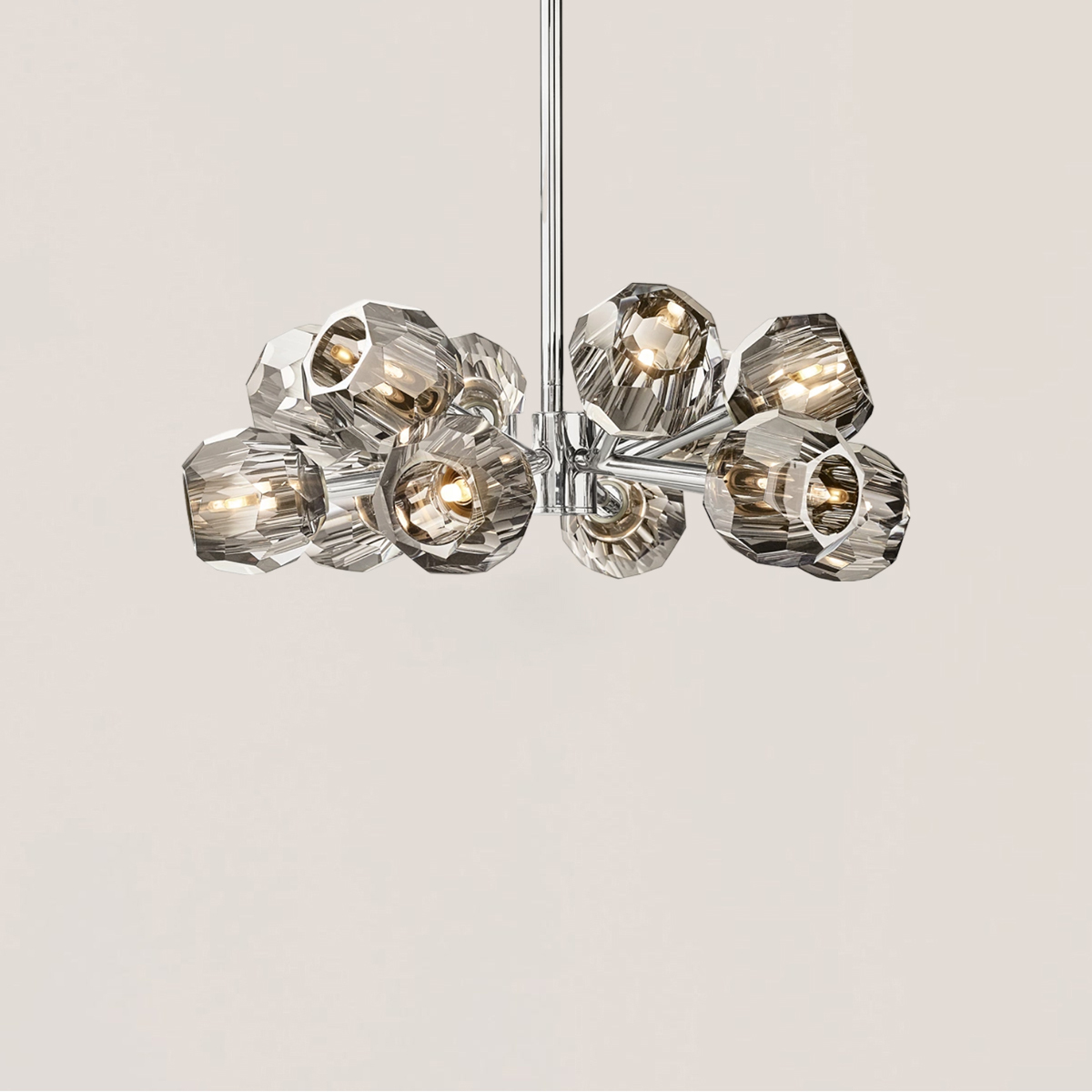 Boule De Cristal Glass Round Chandelier-VaseLamps