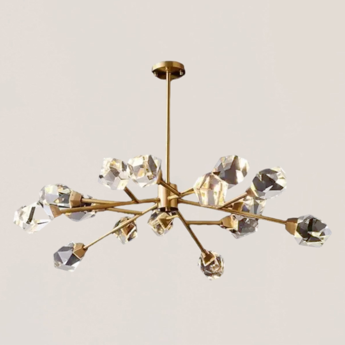 VASELAMPS - Faceted Oval Chandelier-VaseLamps