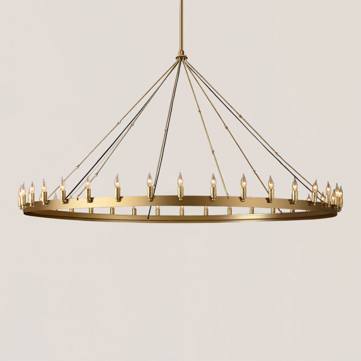 Camino Vintage Candelabra Round Chandelier-VaseLamps