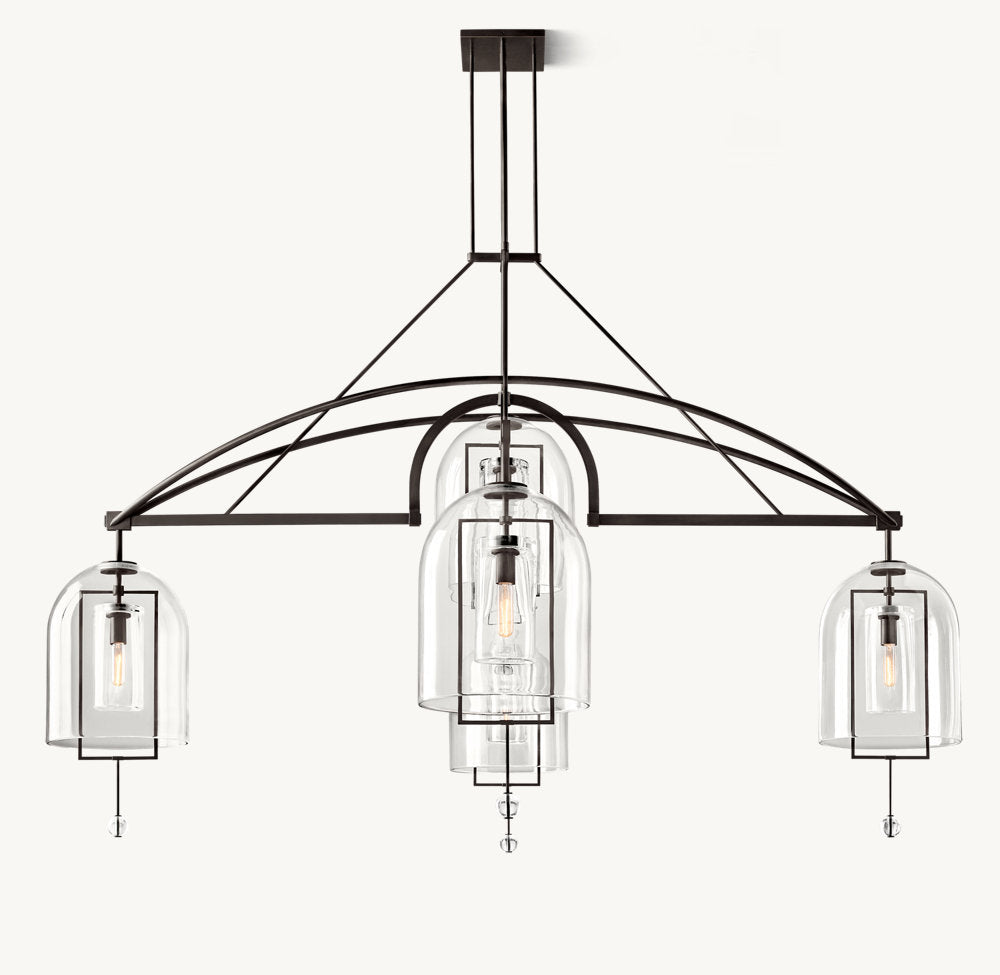 Fulcrum Round Grand Chandelier 85"-VaseLamps