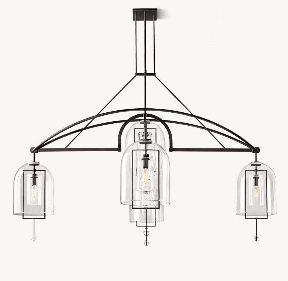 Fulcrum Round Grand Chandelier 85"-VaseLamps