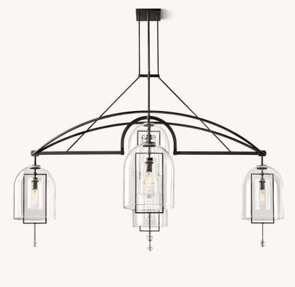 Fulcrum Round Grand Chandelier 85"-VaseLamps