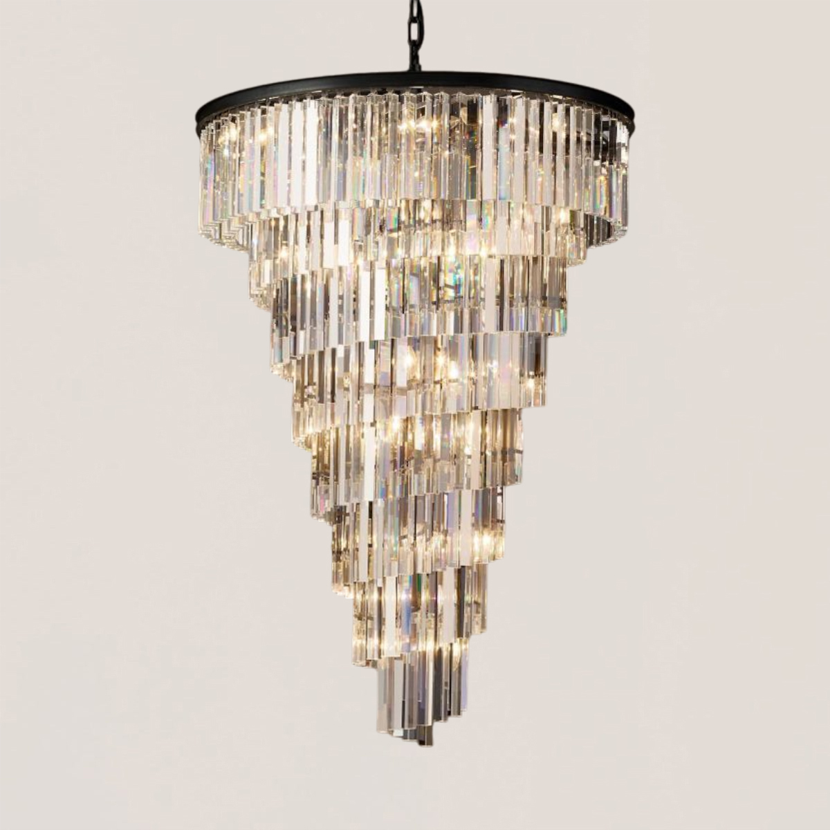 Helix Crystal Chandelier-VaseLamps