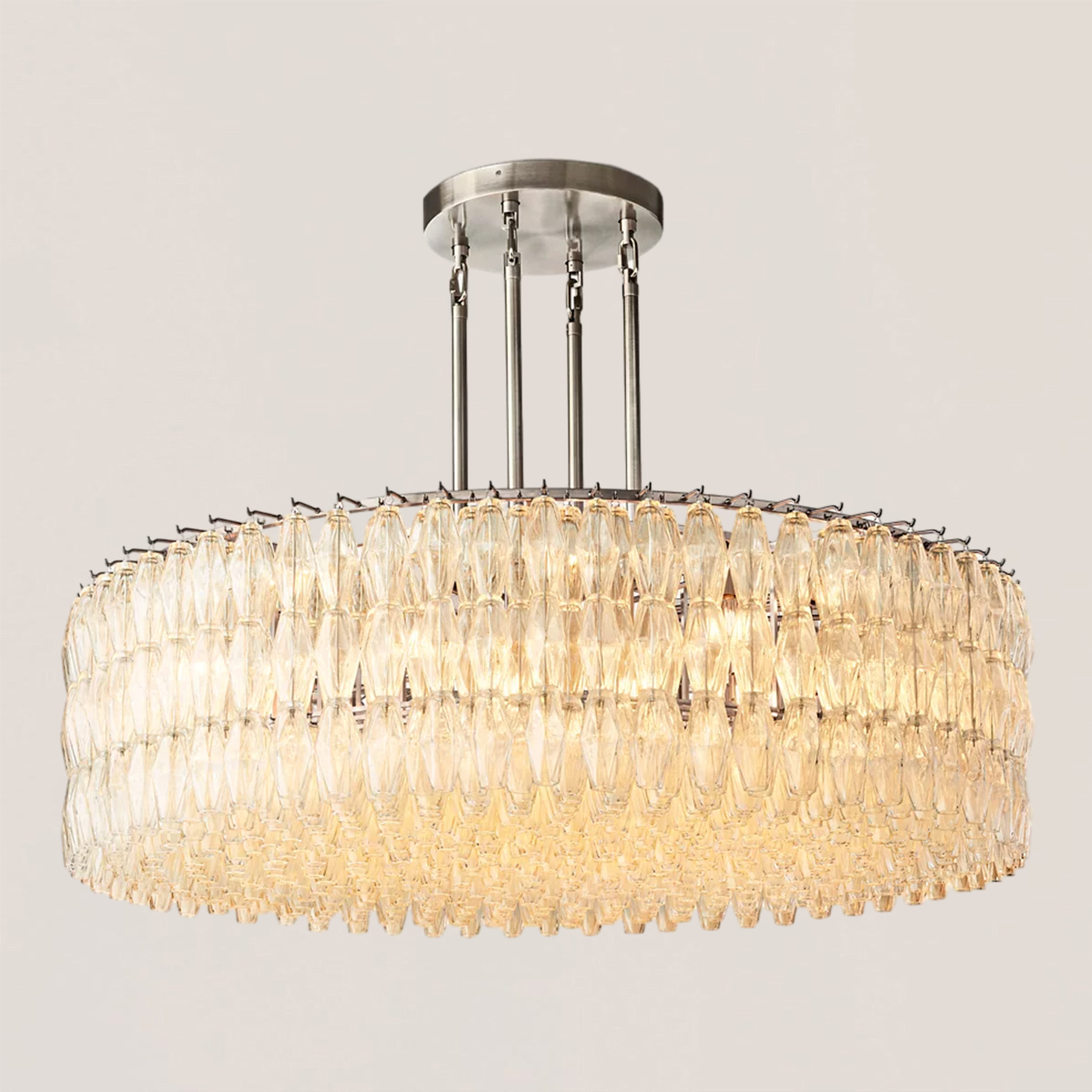 Chiara Glass Round Chandelier-VaseLamps