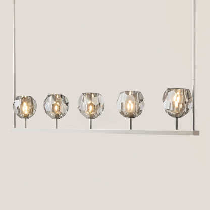Boule De Crystal Linear Chandelier-VaseLamps