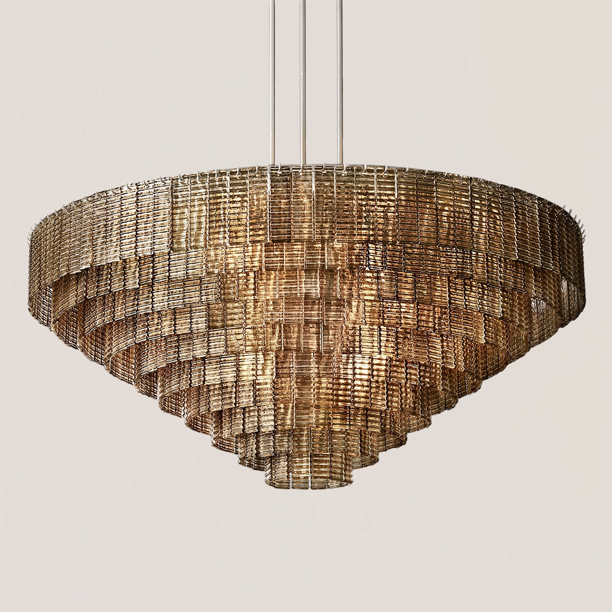 Sirene Glass Round Chandelier-VaseLamps