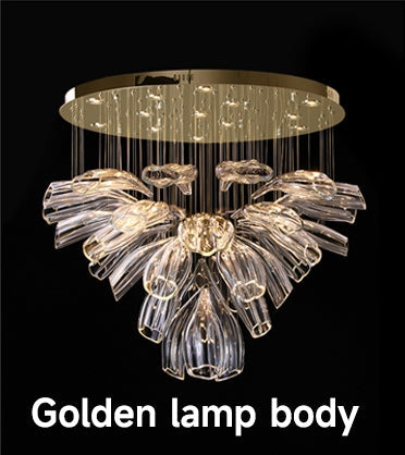 Luxury Glass Lotus Chandelier-VaseLamps