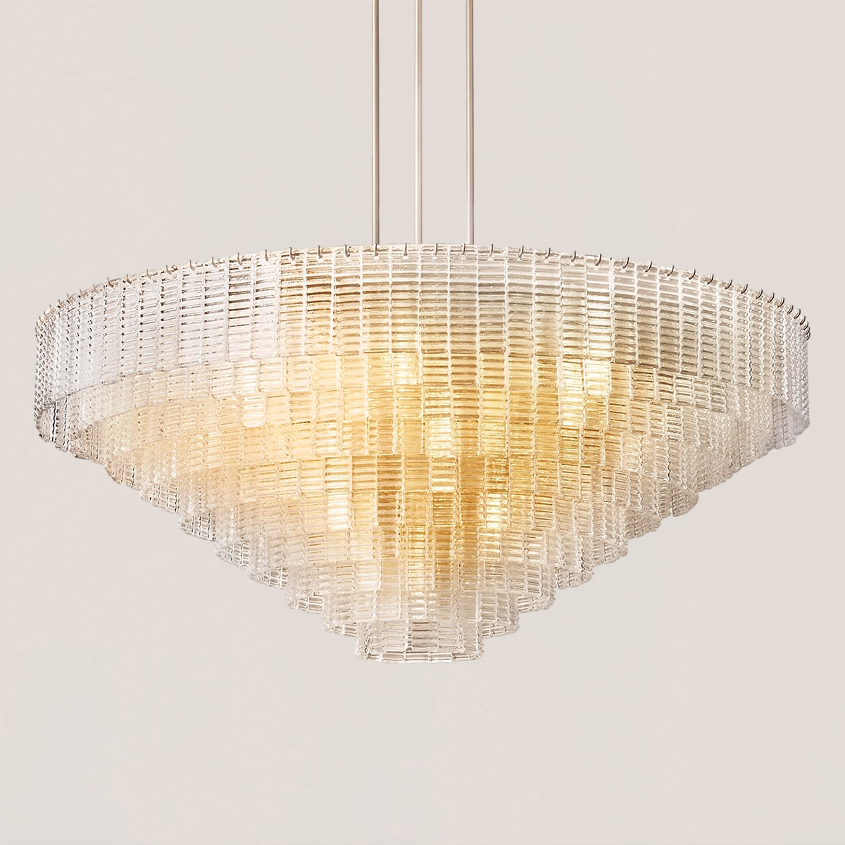 Sirene Glass Round Chandelier-VaseLamps