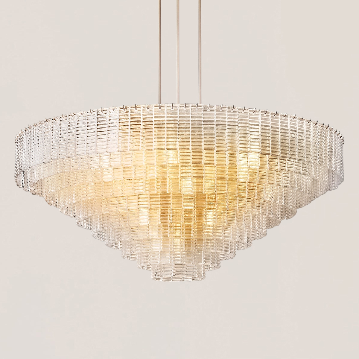 Sirene Glass Round Chandelier-VaseLamps