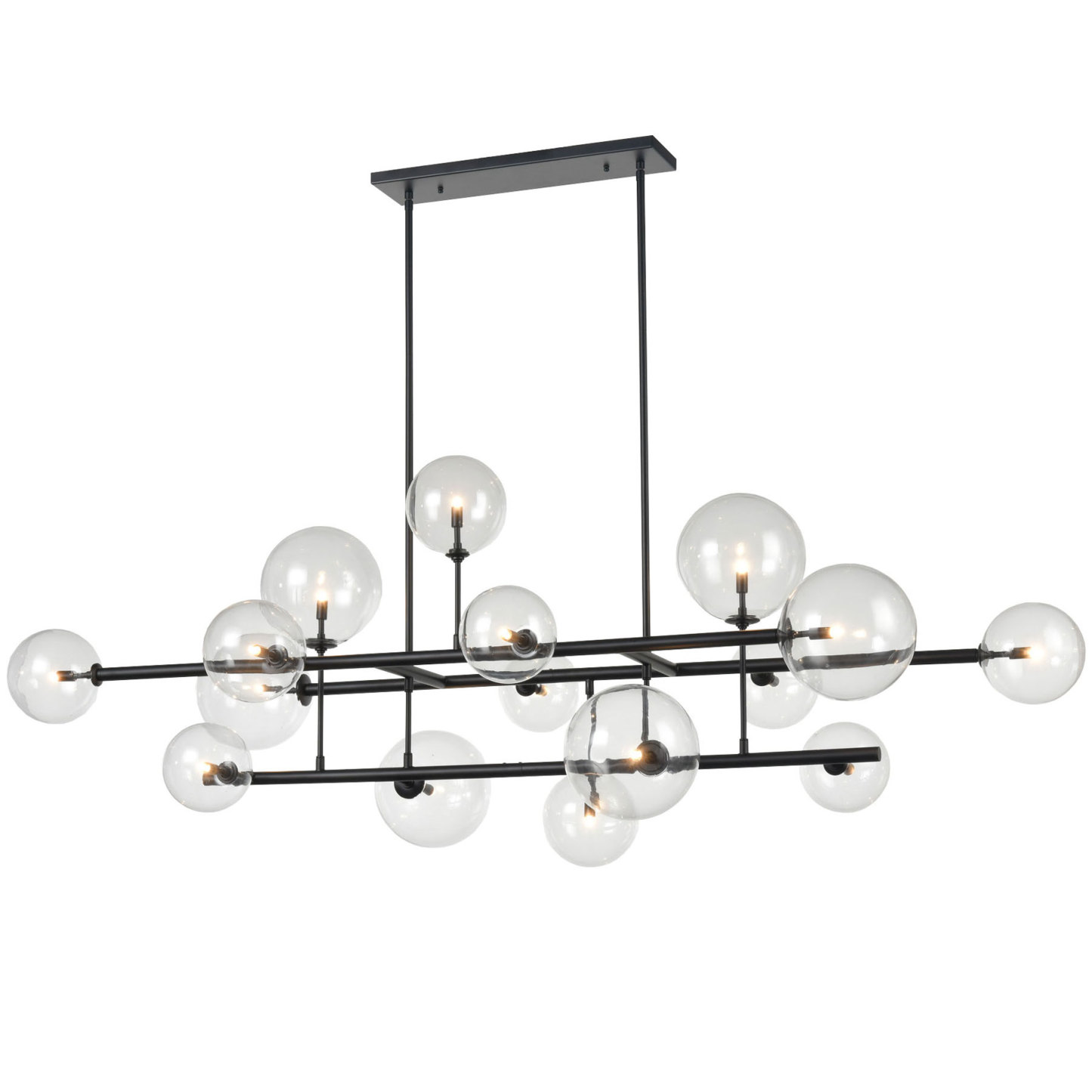 Elegant Linear Chandelier-VaseLamps