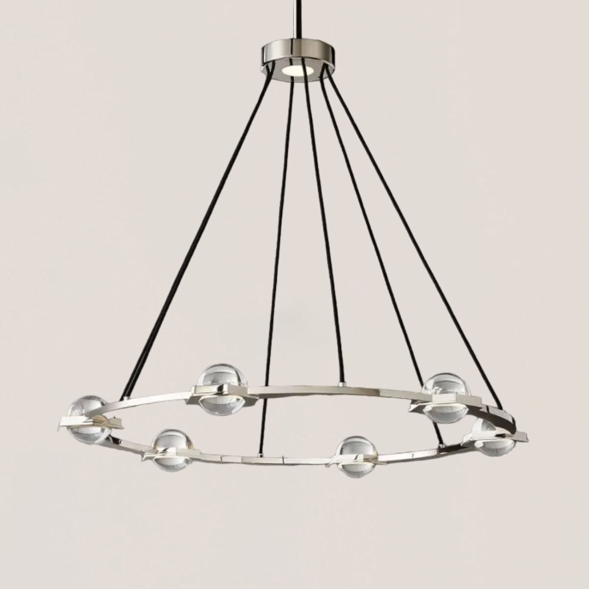 Eclatant Round Chandelier 36"-VaseLamps