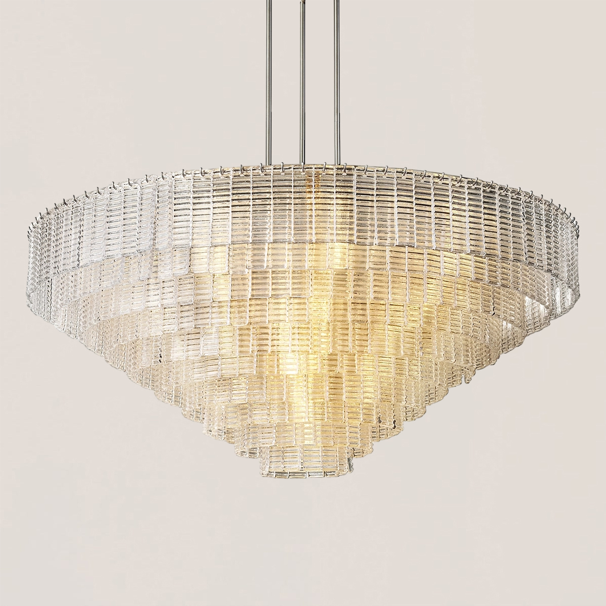 Sirene Glass Round Chandelier-VaseLamps