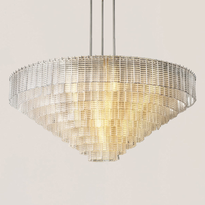 Sirene Glass Round Chandelier-VaseLamps