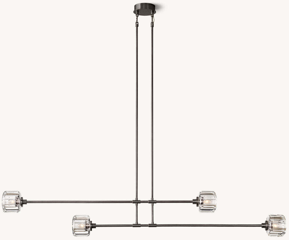 Demaret Mobile Linear Chandelier 72"-VaseLamps