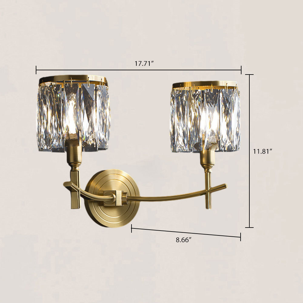 VASELAMPS - Modern Luxury Crystal Led Wall Sconce-VaseLamps