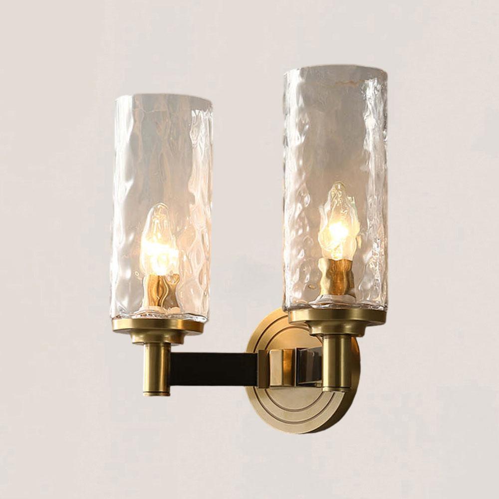 VASELAMPS - Modern Cylindrical Glass Wall Sconce-VaseLamps
