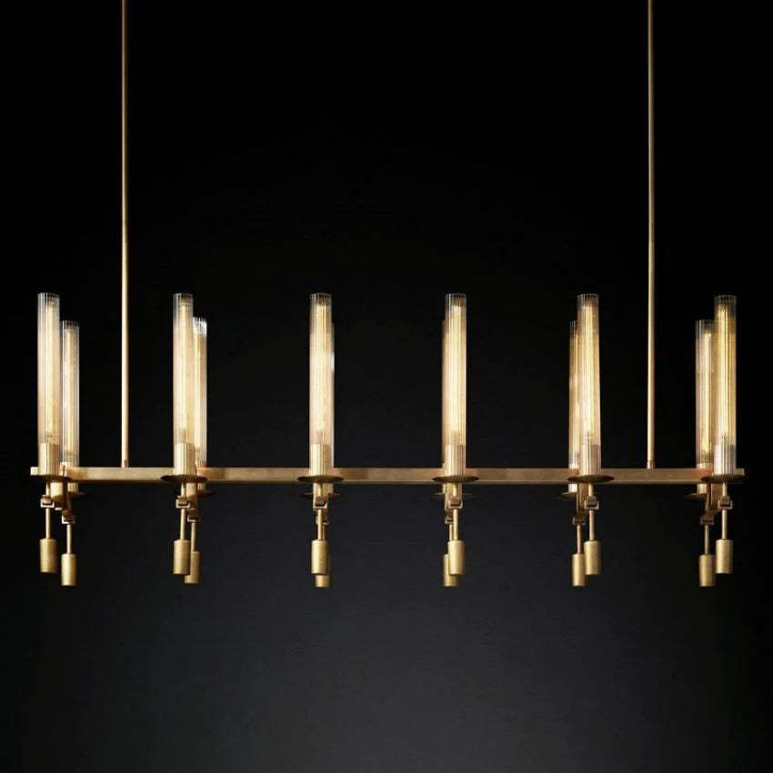 Fontanelle Linear Chandelier 54"-VaseLamps