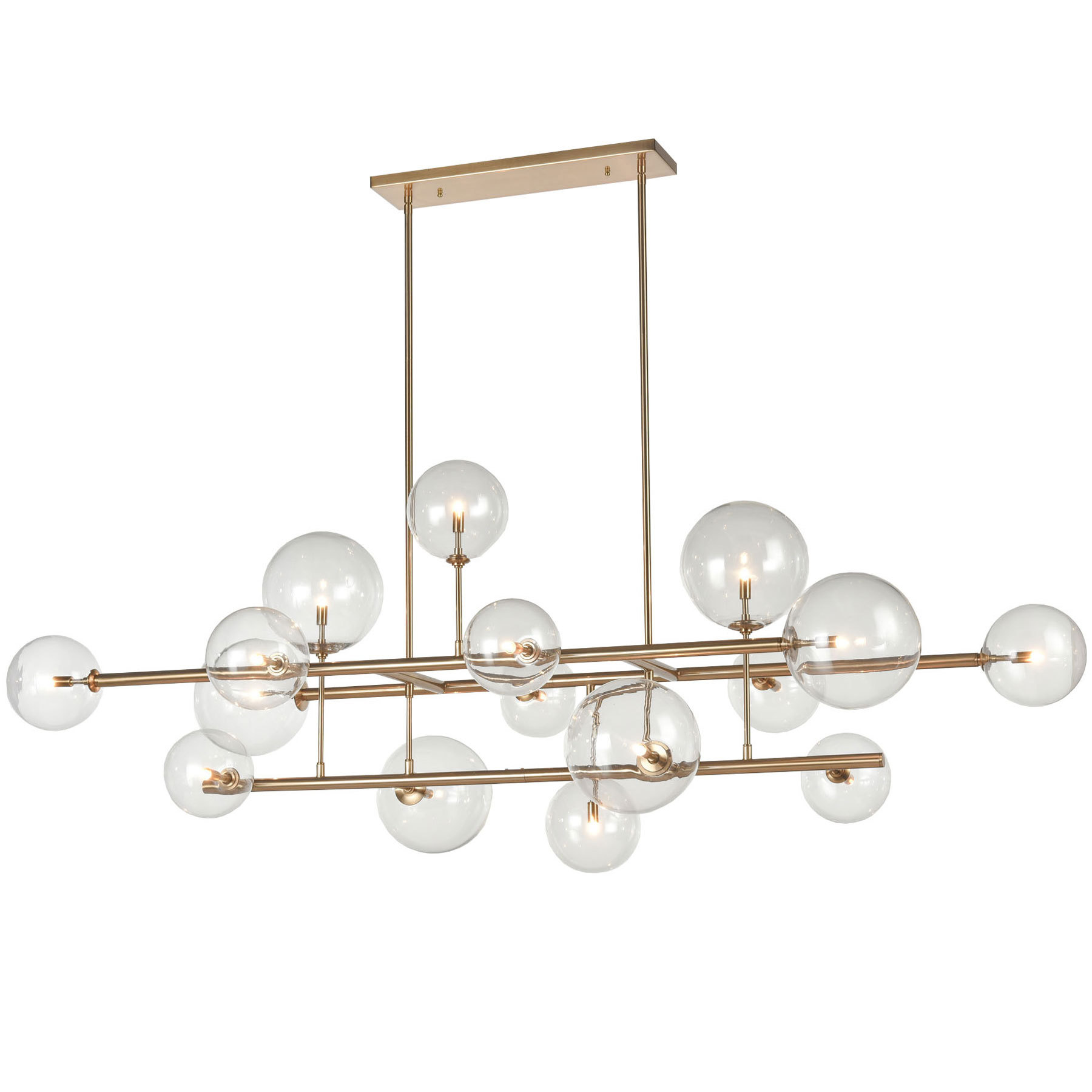 Elegant Linear Chandelier-VaseLamps