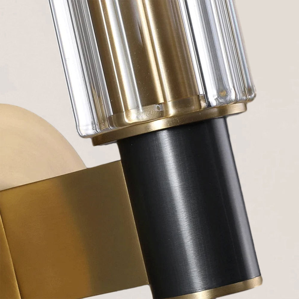 VASELAMPS - Modern Minimal Brass Glass Wall Sconce-VaseLamps