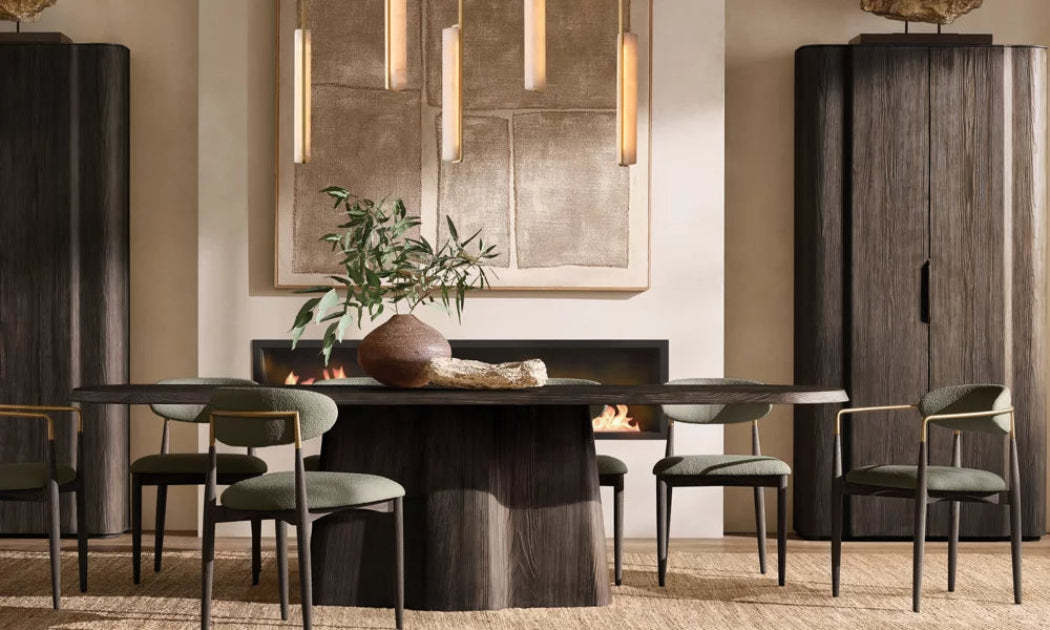 Audubon Modern Short Alabaster Linear Chandelier 54"