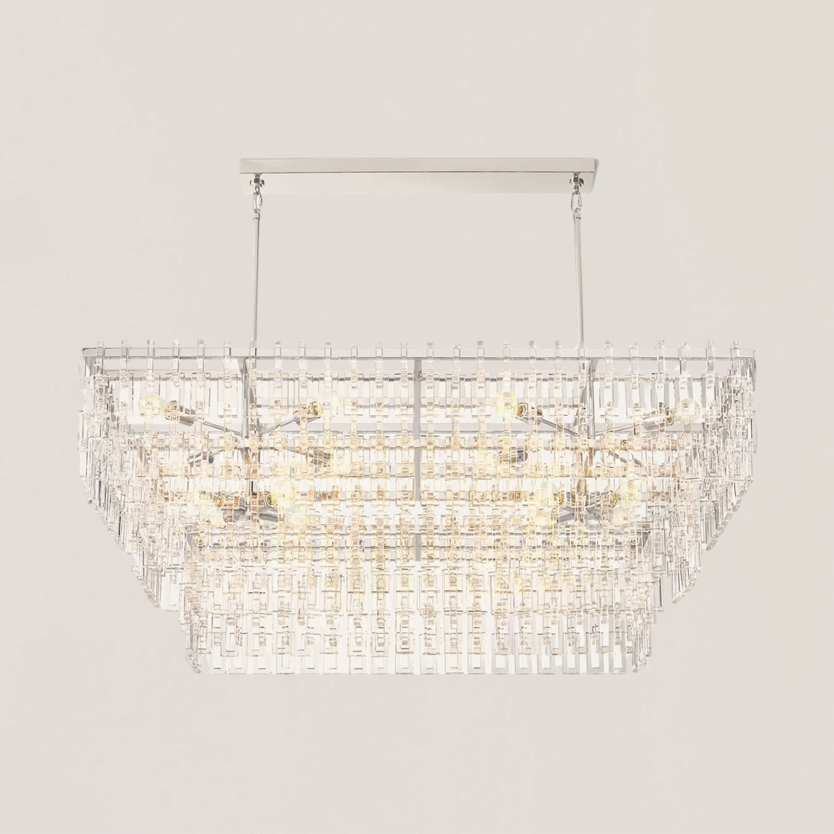 Marignan 3/4-Tier Rectangular Chandelier-VaseLamps