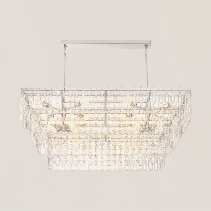 Marignan 3/4-Tier Rectangular Chandelier-VaseLamps