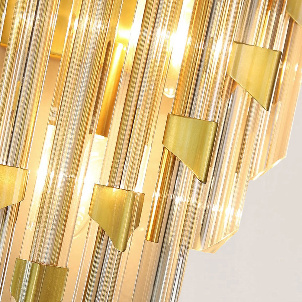 VASELAMPS - Modern Luxury Crystal Rod Wall Sconce-VaseLamps