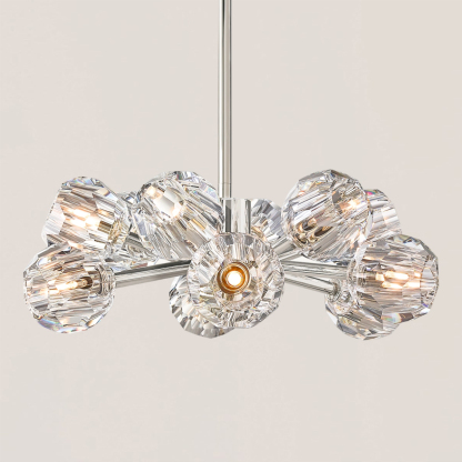 Boule De Cristal Glass Round Chandelier-VaseLamps