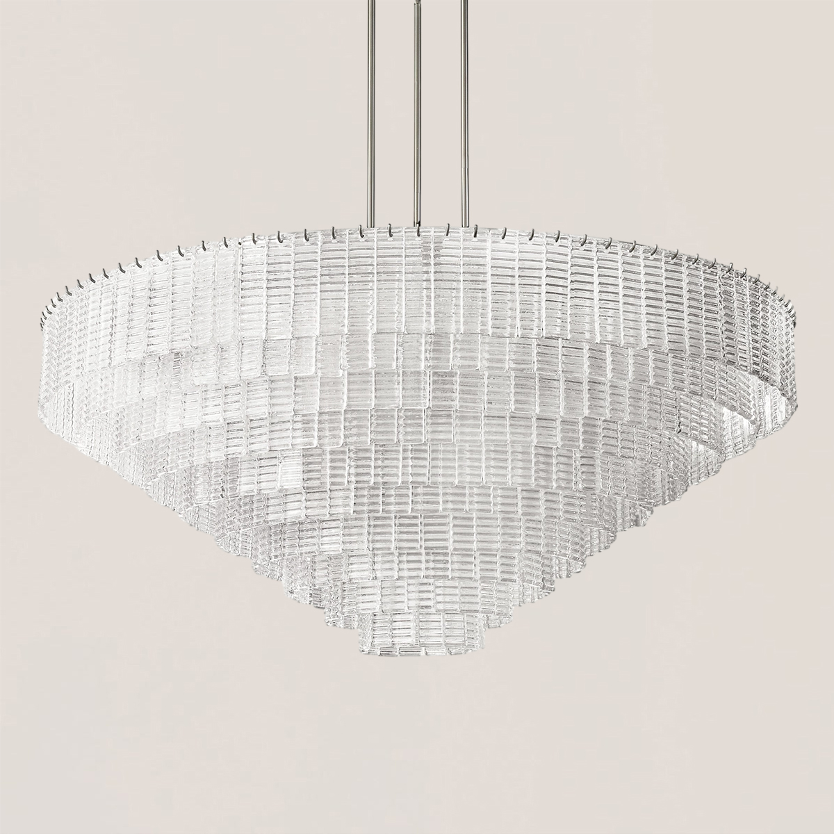 Sirene Glass Round Chandelier-VaseLamps